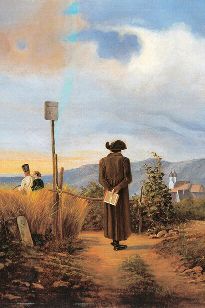Carl Spitzweg, El camino prohibido, c. 1840