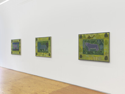 Annie Hémond Hotte, The divine comedy: hell, exhibition view. Courtesy of Margot Samel