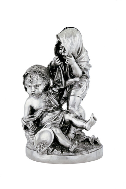 Two Kids, 1986, Stainless steel, Edition no 2 / 3, Photo: Douglas M. Parker Studios, Los Angeles, Rubell Family collection, Miami © Jeff Koons