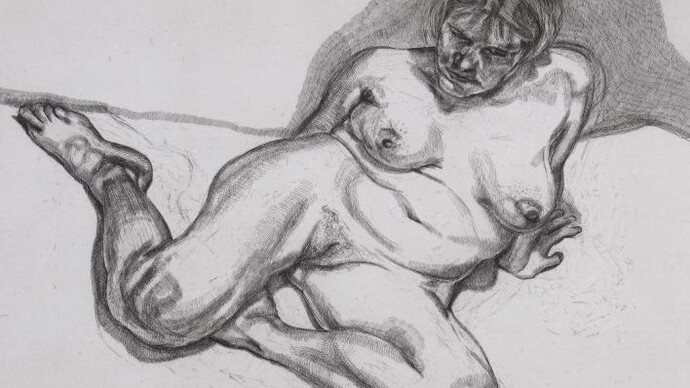 Lucian Freud and Frank Auerbach. Courtesy of Museum Städel