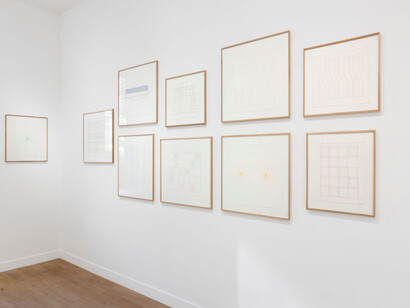 Lionel Estève, Focus. Un hiver à Athènes, exhibition view. Courtesy of Perrotin Gallery. Photo by Tanguy Beurdeley