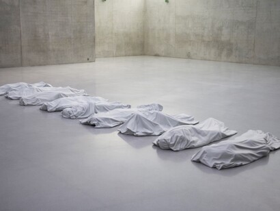 Maurizio Cattelan, All, 2008. Photo Markus Tretter