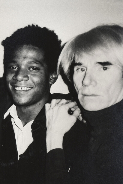 Andy Warhol y Jean-Michel Basquiat en Nueva York, 1984