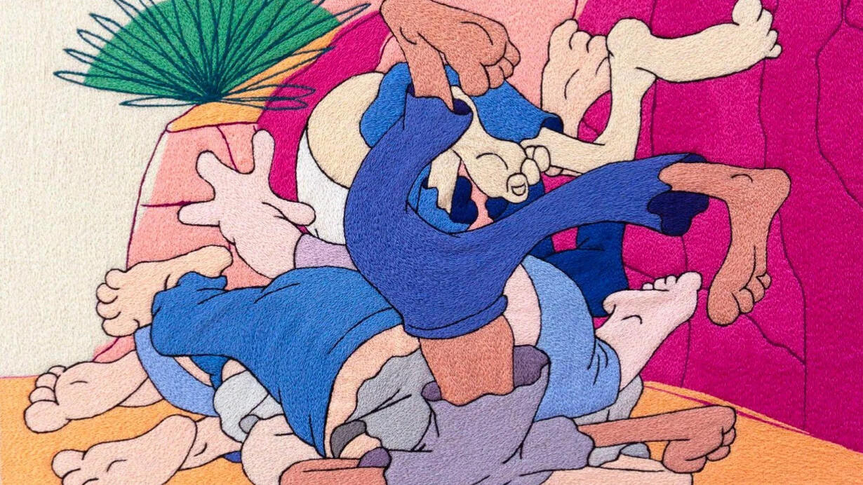 Peter Frederiksen, Fighting for scraps, 2024. Courtesy of Massey Klein Gallery