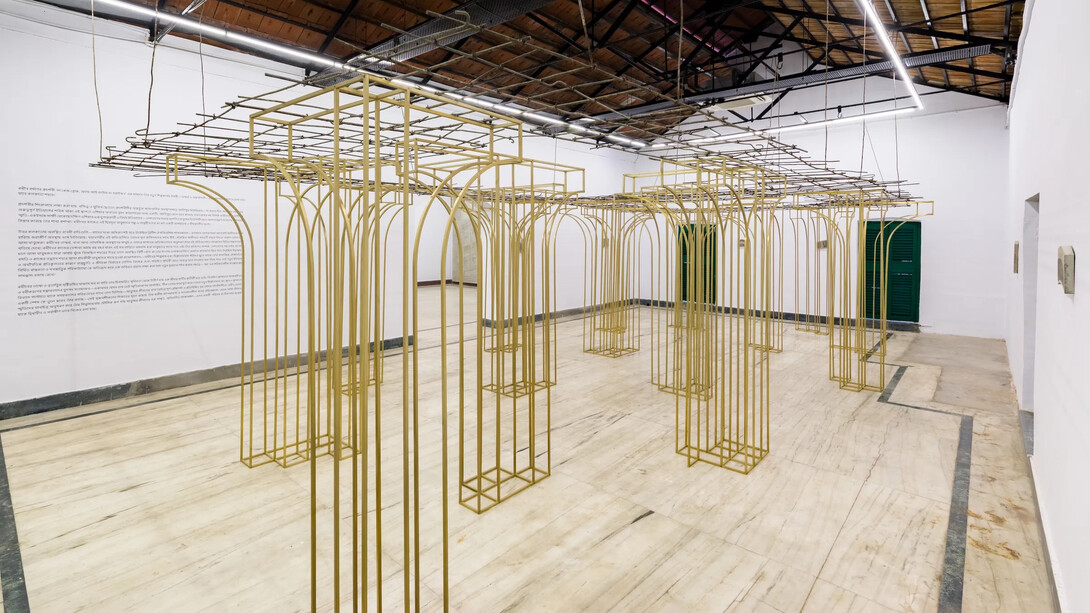 Rathin Barman, The cage broke, and I found the horizon, exhibition view. Courtesy of Experimenter 