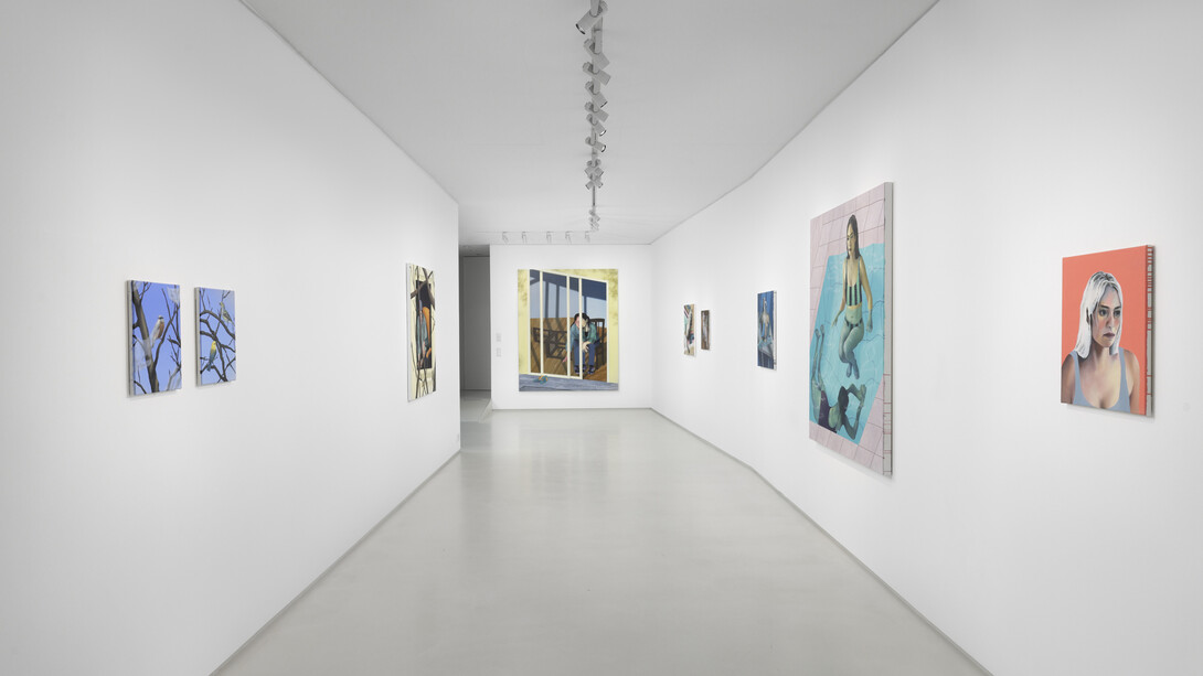 Ellen Akimoto, Everybody’s in the room, exhibition view. Courtesy of Galerie Judin 