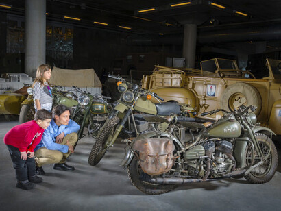 LeBreton gallery. The military technology collection, exhibition view. Courtesy of the Canadian War Museum