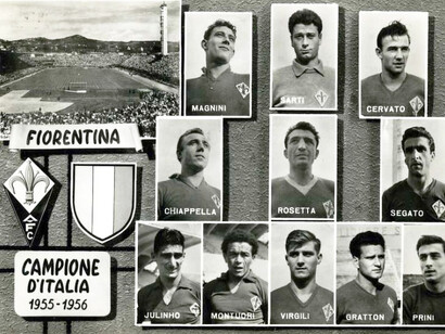 La Fiorentina campione d'Italia nel 1955-1956