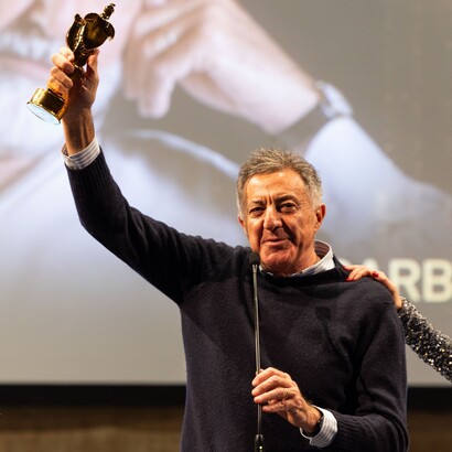 Luca Barbareschi, per la regia del film "The Penitent", riceve il Paladino d'Oro, foto di Alessio Falzone