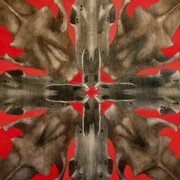 Ekaterina Borodavchenko, Hunting (detail), from the series ‘Vanitas’, 2012, Oil and acrylic on canvas, 150 x 150 cm