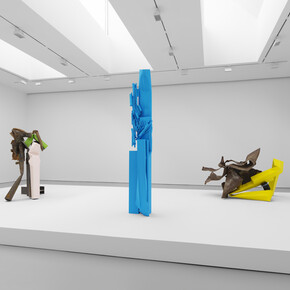 Carol Bove Polka Dots, Exhibition view. Courtesy of David Zwirner