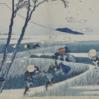 The great wave digital 2.0, artwork in exhibition. Courtesy of Moa Museum of Art