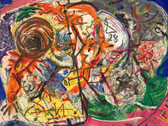 Jackson Pollock, Untitled. Courtesy of Guggenheim Museum

