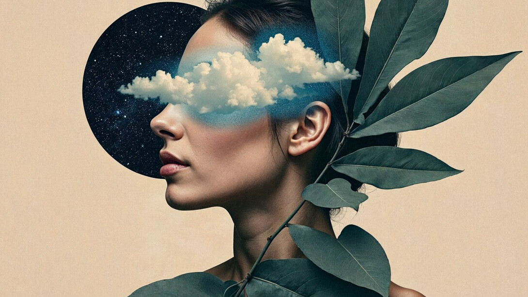 The artist’s mind drifts beyond reality, where vulnerability becomes vision