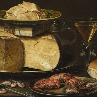 Clara Peeters, Nature morte aux fromages et aux écrevisses, vers 1615. Avec l’aimable autorisation du Musée des Beaux-Arts de Gand