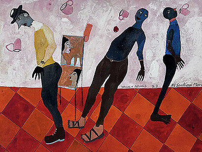 HL Santiago Martínez, El equilibrio es un asunto de salud mental, 2023. Courtesy of Conduit Gallery