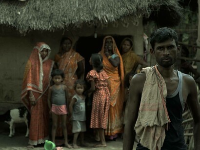 Humanitarian trip to the southern regions of Nepal, people from a remote village on the Indian border