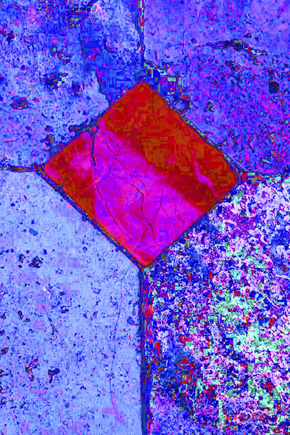 Wally Gilbert, Red diamond #2, 2024. Courtesy of Viridian Artists