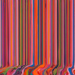 Ian Davenport, Poured Triptych Etching: Primavesi (After Klimt), 2017. Courtesy of Alan Cristea Gallery