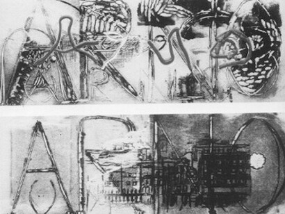 Serie ARNO, monotype plomb, cm 40x30  
