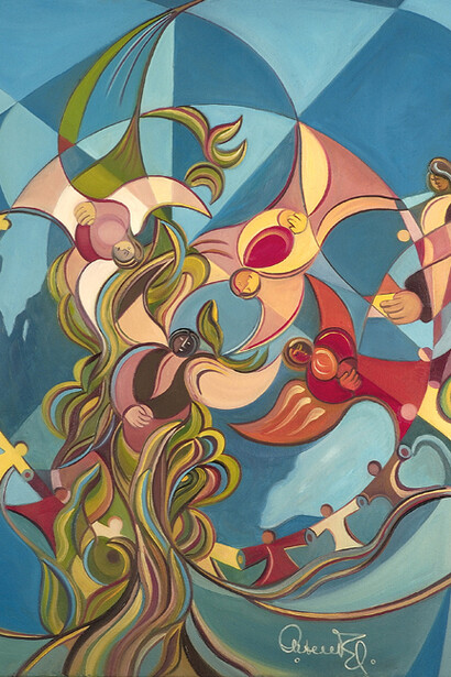 Gabriel Landry, Souffle coupé, Oil on Canvas, 24” x 20”, Courtesy of Agora Gallery