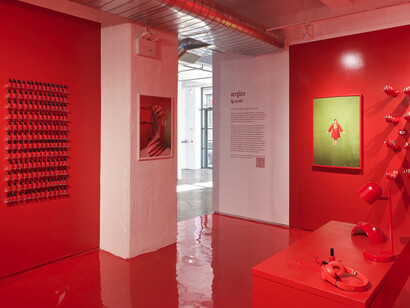 Exhibition view, Acrylics: Hidden Sculptural Art, curated by IceCold, 2024, A.I.R. Gallery, Brooklyn, NY. Image courtesy of A.I.R. Gallery and the artist. Photography credit: Matthew Sherman