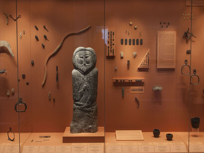 The Culture of the Peoples of South Siberia, Exhibition view. Courtesy of The State Hermitage Museum