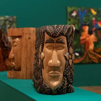 Artistes variés, Macunaíma est Duwid, vue de l'exposition. Avec l'aimable autorisation de la Pinacoteca