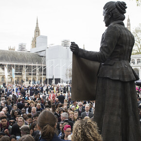 Millicent Fawcett Statue Unveiling, 24 April 2018. Courtesy_ Greater London Authority. Photo by Caroline Teo