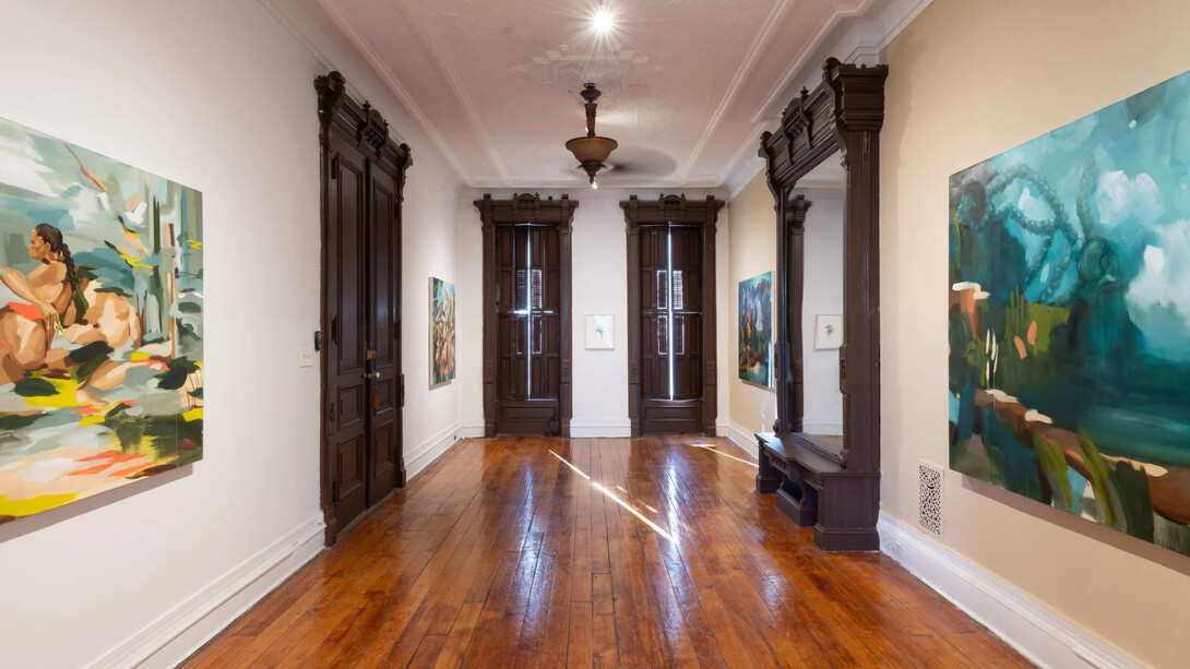 Debra Cartwright, Bodies of water: black geographies and maternal legacies, exhibition view. Courtesy of Welancora Gallery