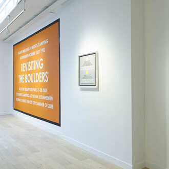 Hamish Fulton. Courtesy of Parafin