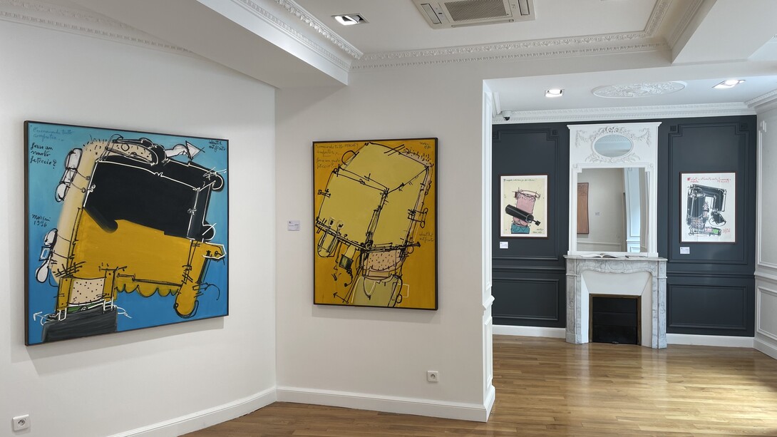 Mattia Moreni, Another looking, exhibition view. Courtesy of Galleria d’Arte Maggiore