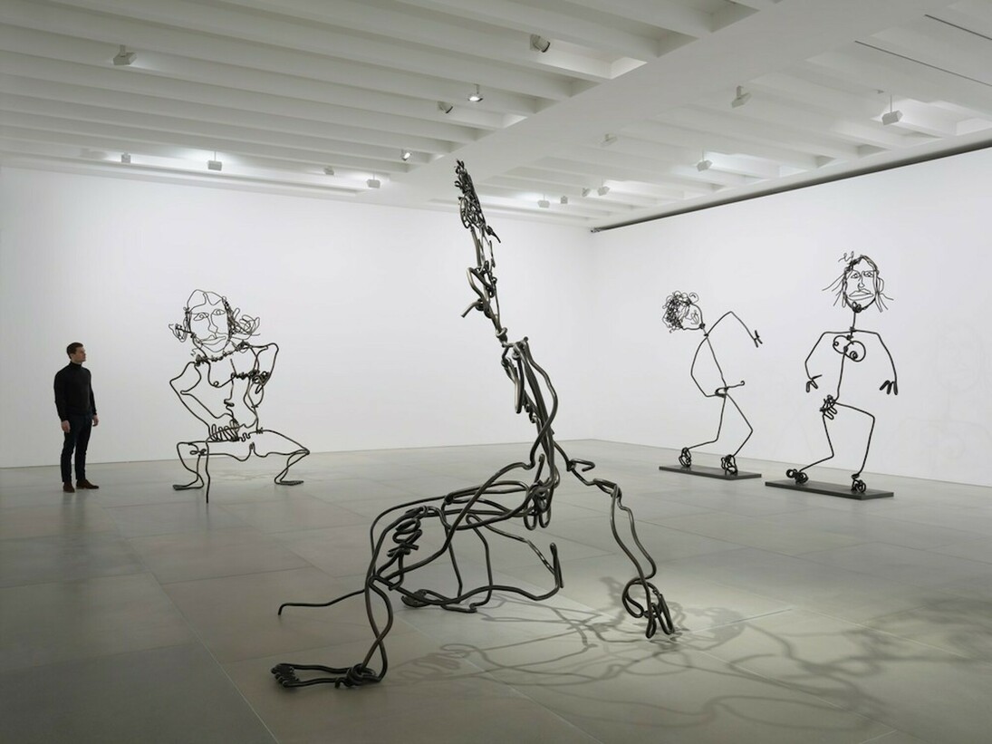 Sticks with Dicks and Slits, exhibition view. Courtesy of Blain|Southern
