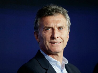 El presidente argentino Mauricio Macri