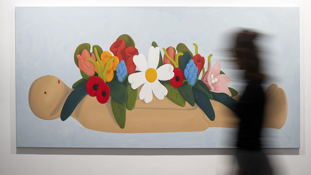 Rosalía Banet at #LaCriptaProjects, exhibition view. Courtesy of Rafael Pérez Hernando Gallery