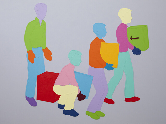 Victoria Kovalenko, Lifting A Box