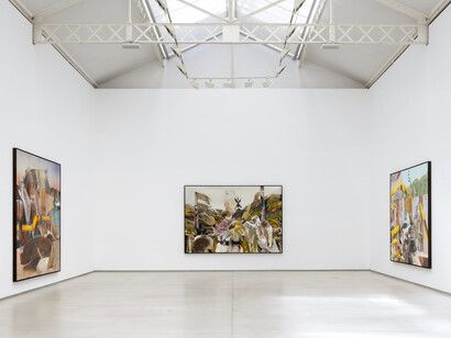 Adrian Gheniet, Exhibition view. Courtesy of Galerie Thaddaeus Ropac. Photos: Charles Duprat
© Adrian Ghenie 


