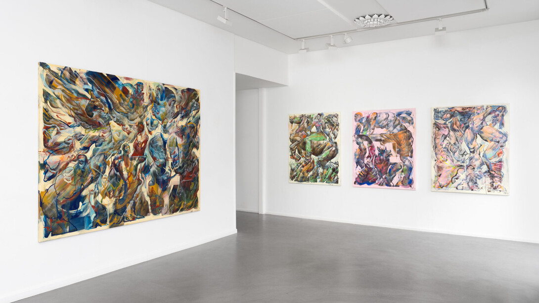 Laust Højgaard, Mass momentum, exhibition view. Courtesy of Collaborations