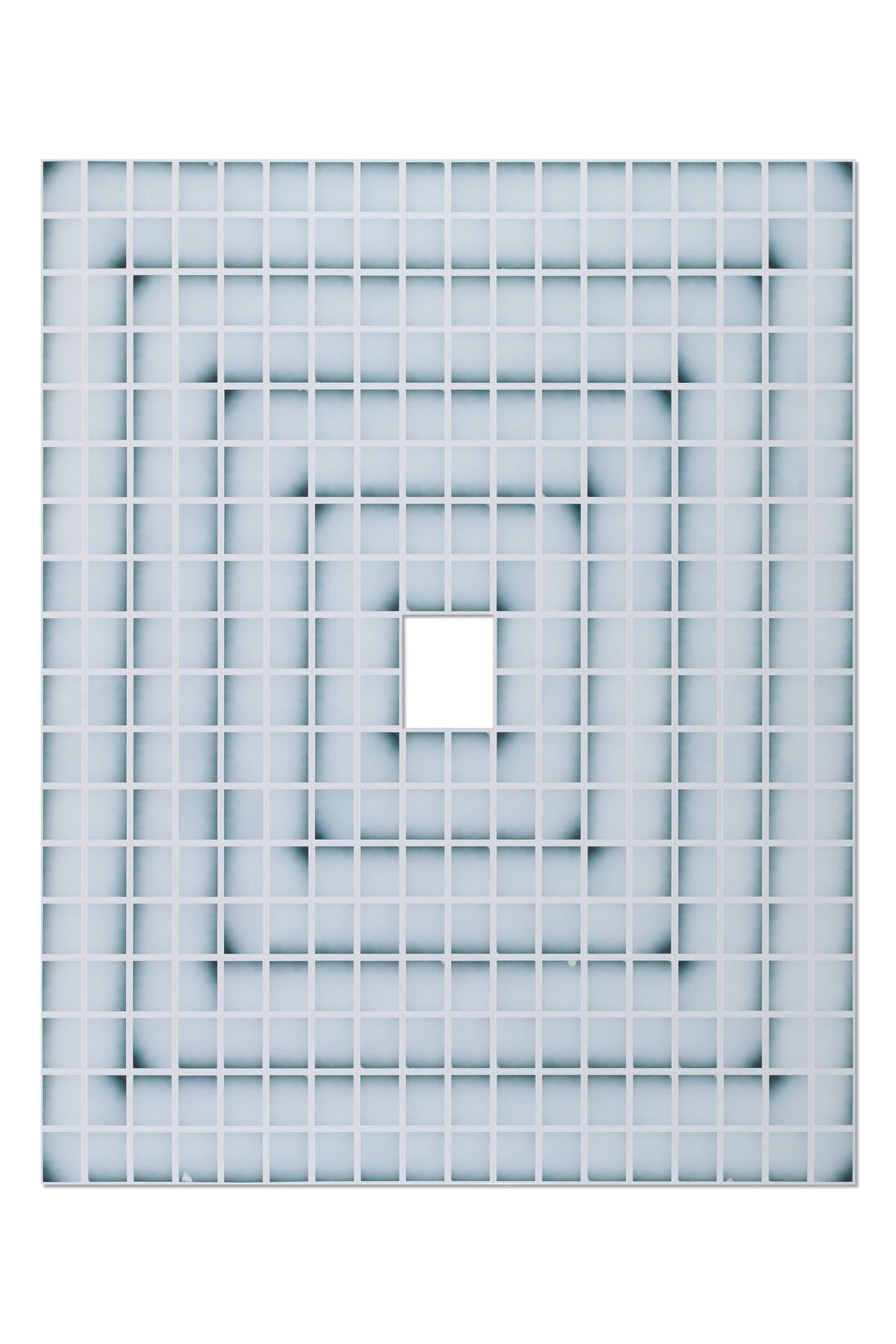 John Messinger, All Of The Light In A Given Space II, 324 sheets of instant film, 60.75 x 76.5 in. 2014 (1 of 1)