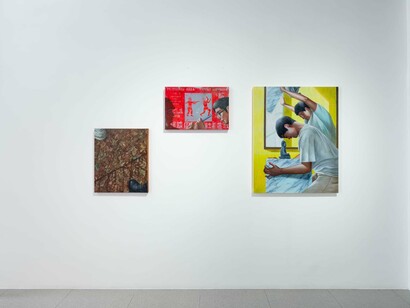 Various artists, Lah! Stories from the neighbourhood, exhibition view. Courtesy of Cuturi Gallery