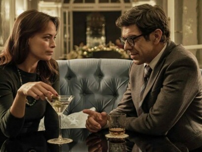 Berenice Bejo e Pierfrancesco Favino in una scena del film. Si lascia condurre dalle donne della sua vita senza reagire alle continue prevaricazioni a cui è sottoposto