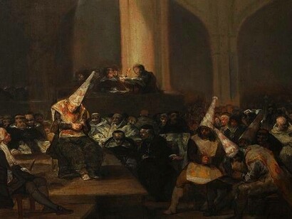The Inquisition Tribunal, Francisco Goya, 1812-1819 Real Academia de Bellas Artes de San Fernando (Madird, Spain)

