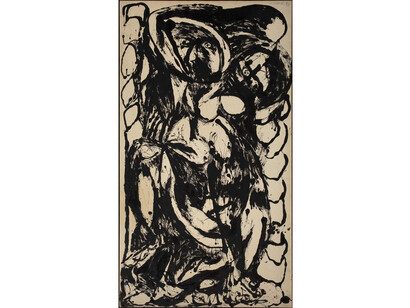 Jackson Pollock, 1912-1956, Number 5, 1952, Painting, Modern Art Museum of Forth Worth, Collection of the Modern Art Museum of Fort Worth, Museum purchase made possible by a grant from The Burnett Foundation © The Pollock-Krasner Foundation ARS, NY and DACS, London 2015.
