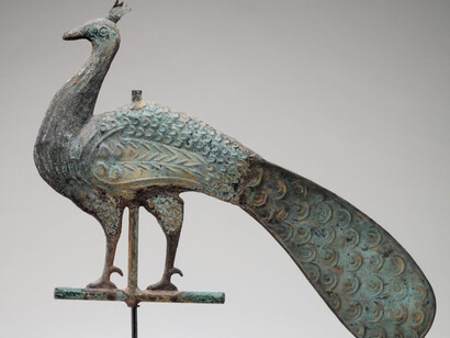 Thomas W. Jones, Peacock, c. 1885. Courtesy of the Colby College Museum of Art