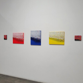 Kur Kyung-Ae, The moment color breathes, exhibition view. Courtesy of Galerie XII L.A.