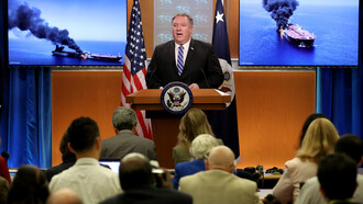 Mike Pompeo, secretario de Estado de Estados Unidos, informa — homenajeando a todo un Collin Powell en su  legendaria actuación ante la ONU sobre las inventadas pruebas de las inexistentes armas de destrucción iraquíes — de supuestos ataques por parte de Irán a petroleros en Ormuz: hoy como ayer, la prensa y los analistas deben decidir si quieren comulgar con ruedas de molino o se deciden a fiscalizar con rigor las mentiras del poder