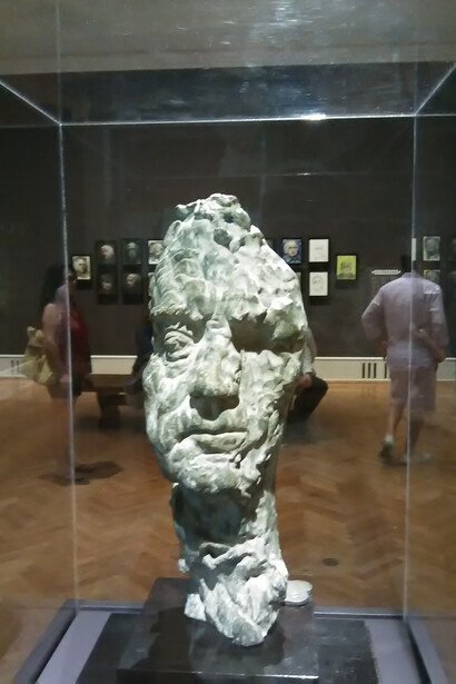 Ivan Albright, 'Head of My Father', 1935/36. Mary and Earle Ludgin Collection. @ The Art Institute of Chicago