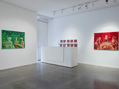 Society: Acts I – IV, exhibition view. Courtesy of JD Malat Gallery