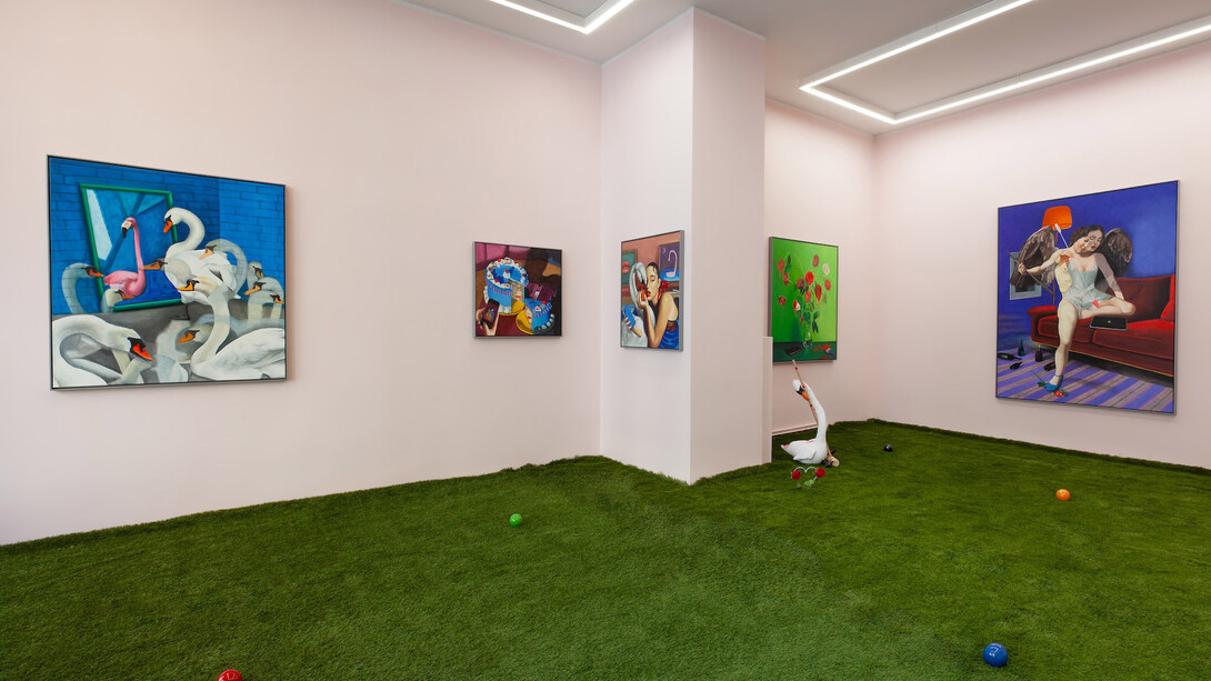 Zohar Fraiman, Queen of hearts, exhibition view. Courtesy of Galerie Russi Klenner