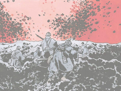 Jacques Tardi, "Putain de guerre !", Casterman, 2008-09. Una vampata che sembrava investire il mondo intero ci strappò al torpore